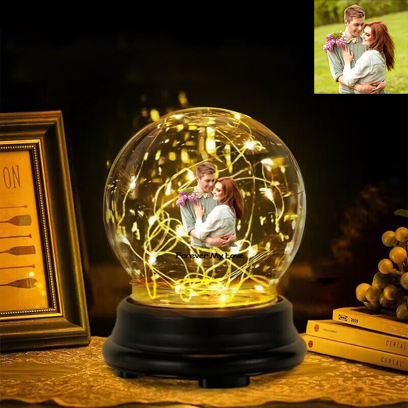 Personalized Photo Starry Colorful Lights