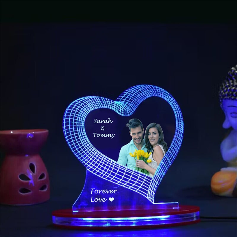 Personalized 3D Love Photo Night Light