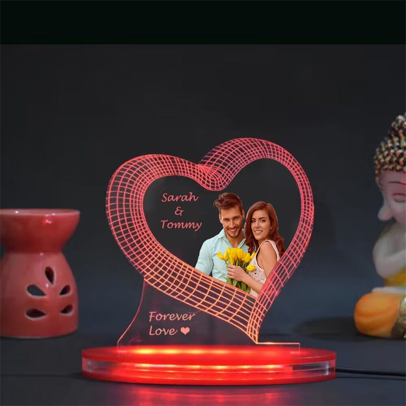 Personalized 3D Love Photo Night Light