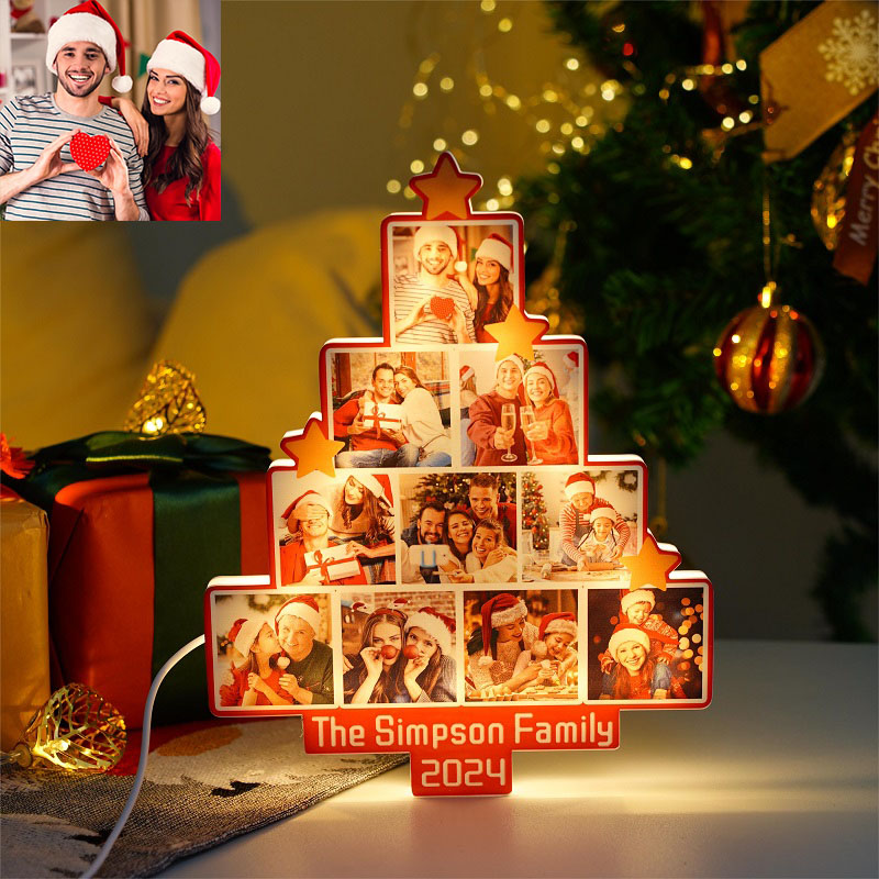 Personalized Christmas Family Photo Decoration