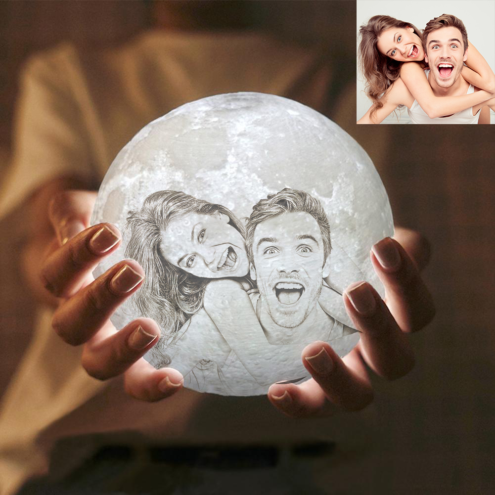 Personalisierte Foto Mond 3D LAMPE