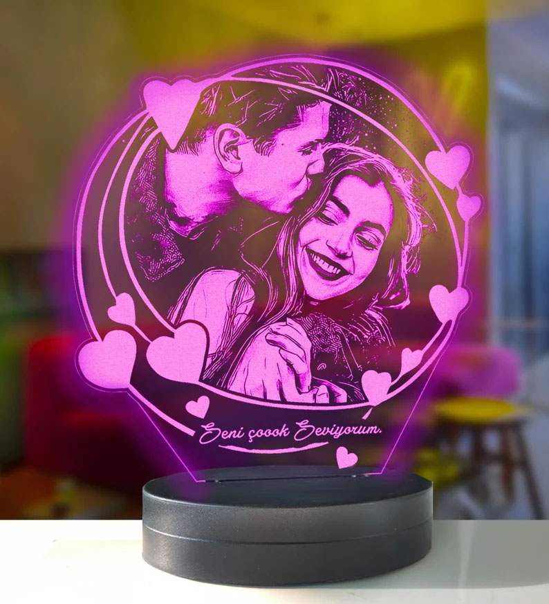Kundenspezifisches 3D-LED-Acryl-Nachtlicht