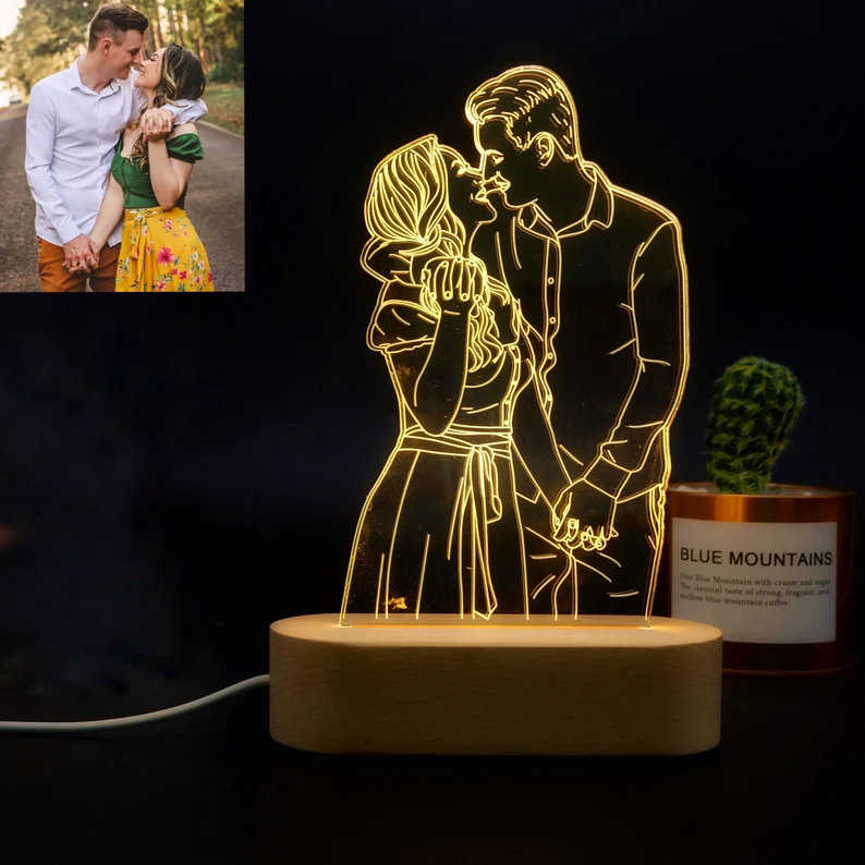 Personalisierte 3D Led Lampe